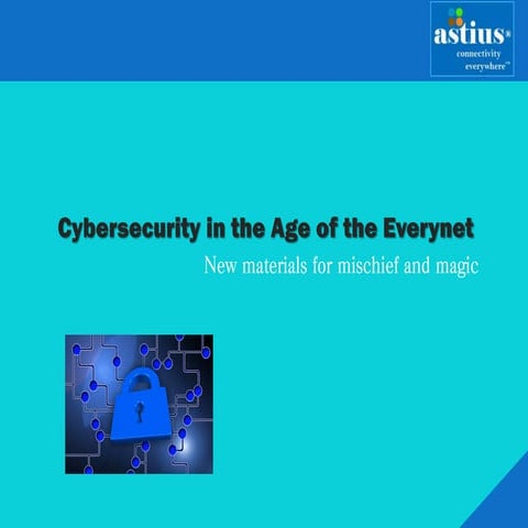 Cybersecurity in the Age of the Everynet   
