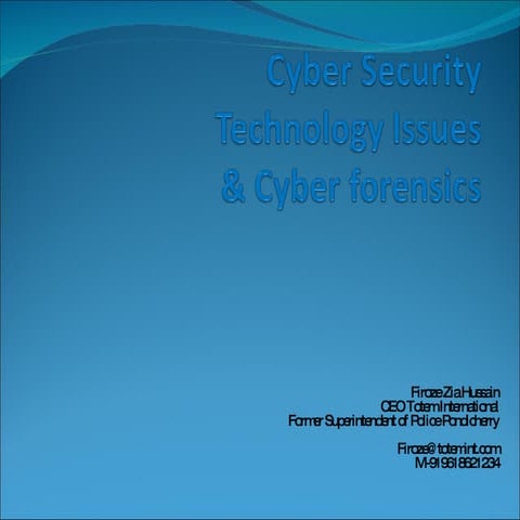 Cyber Security Isaca Bglr Presentation 24th July