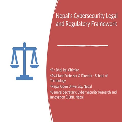 Cyber Security Legal Framework in Nepal.pptx