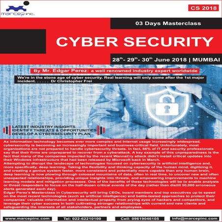 Cyber security master class 2018
