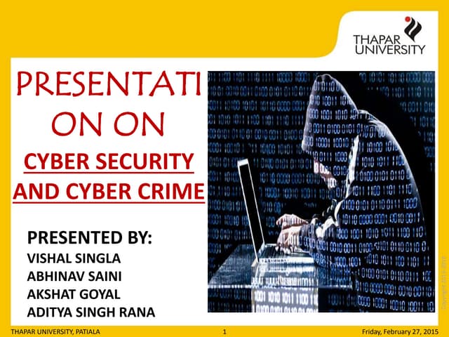 Cyber security  mis