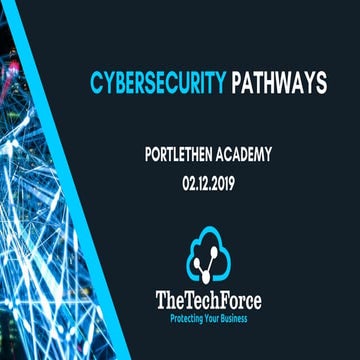 Cybersecurity pathways event by The TechForce Cyber