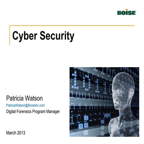 Cyber Security | Patricia Watson