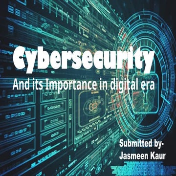 cybersecurity  and  its importance in digital era
