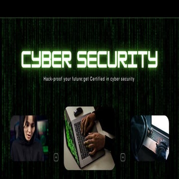 Top Cyber Security Courses Presentation pdf | PDF