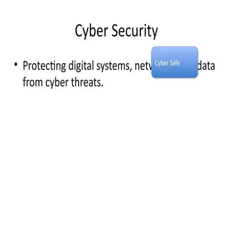 Cybersecurity: Protecting the Digital World | PPTX