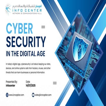 Cyber Security In The Digital Age - Infocenter | PDF