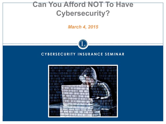 Cybersecurity Seminar March 2015