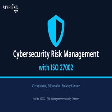 Cybersecurity Risk Management Using ISO 27002 Security Controls ...