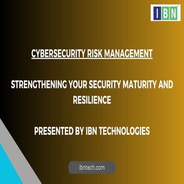 Cybersecurity Risk Management for Digital Transformation | PDF