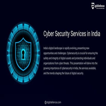 Cyber Security Services in India - DigitDefence