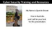 Cyber security training and resources
