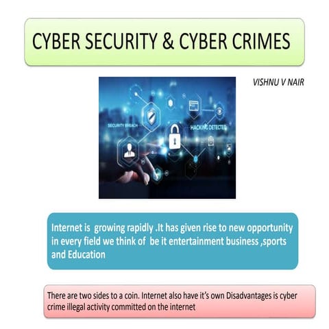 Cyber security & Cyber Crime
