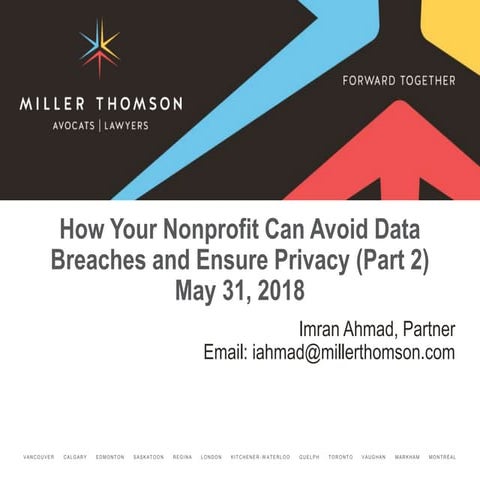 How Your Nonprofit Can Avoid Data Breaches and Ensure Privacy Part 2