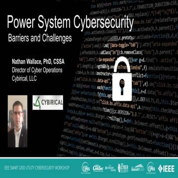 Power System Cybersecurity: Barriers and Challenges 