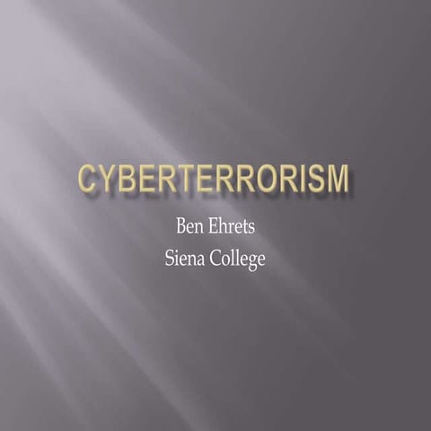 Cyberterrorism