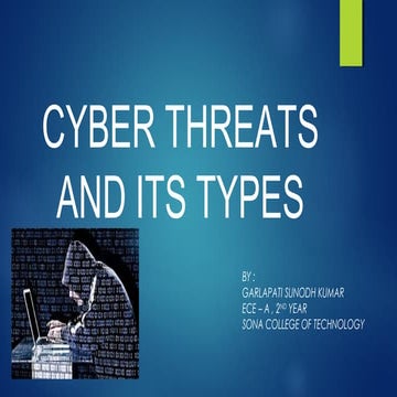 Cyber threads and its types