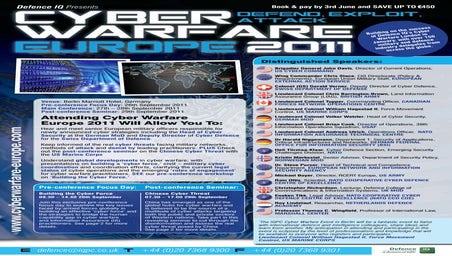 Cyber Warfare Europe 2011