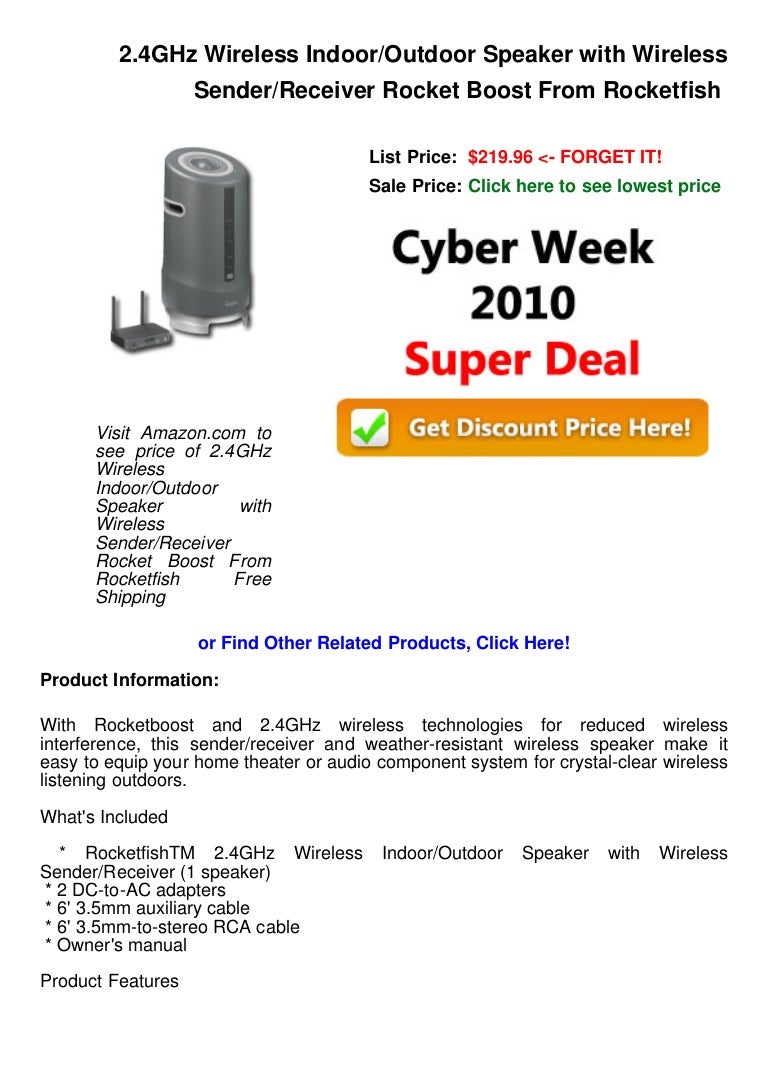 rocketfish outdoor speaker