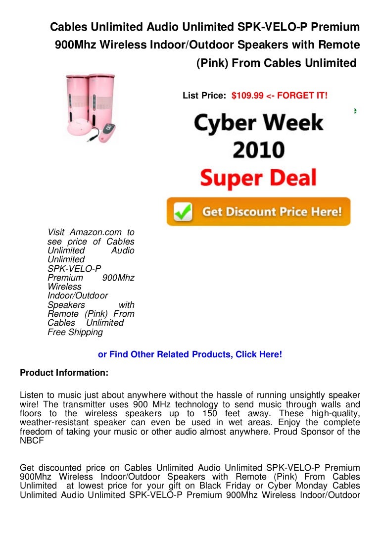 outdoor speakers black friday