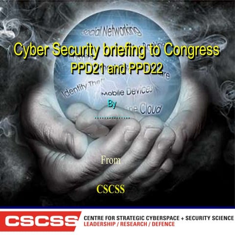 CYBERSECURITY LEGISLATION