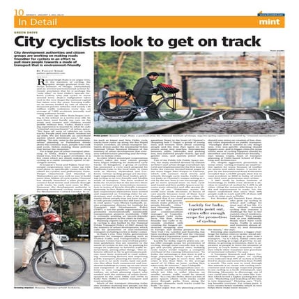 City cyclists look to get on track