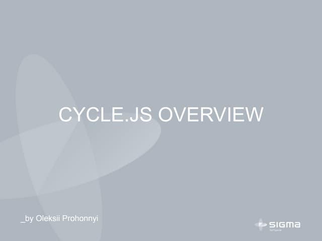 Cycle.js overview