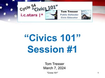i c stars Cycle 54 "Civics 101" - Session 1