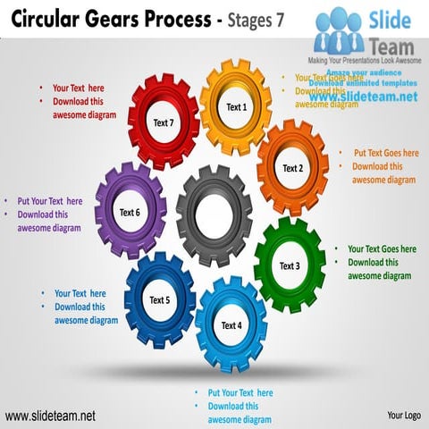 Cycle circular round jigsaw maze piece mechanical spinning gear s strategy st...