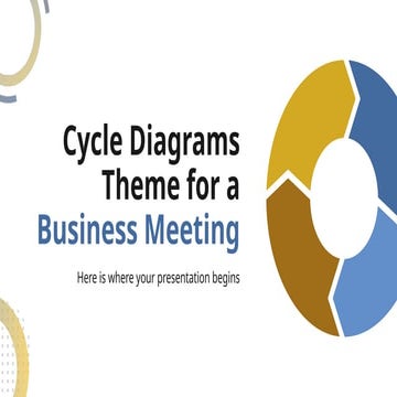Cycle Diagrams Theme for a Business Plan | PPTX