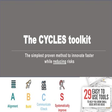 The CYCLES toolkit