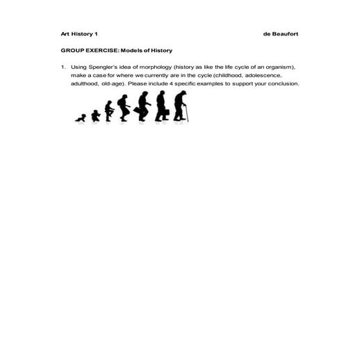 Group Exercise 5 CYCLES OF HISTORY