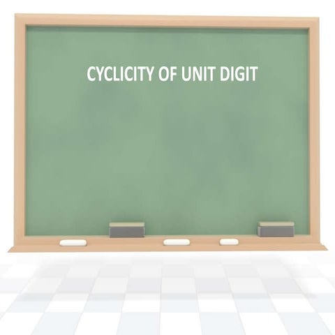 Cyclicity of unit digit