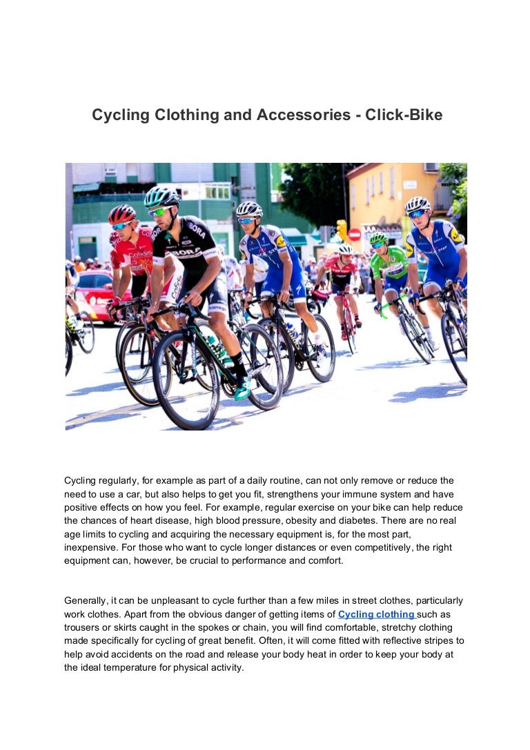 bike clothing accessories