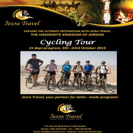 Cycling tour Jordan