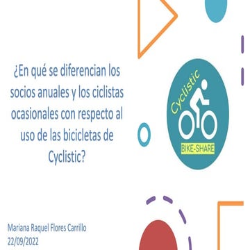 Caso práctico 1: Cyclistic | PPTX