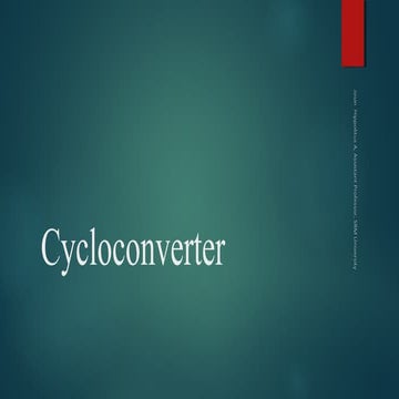 Cycloconverter