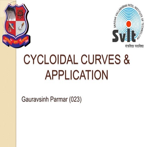 Cycloidal curves