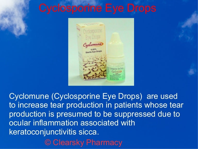 Cyclomune (Cyclosporine Eye Drops)