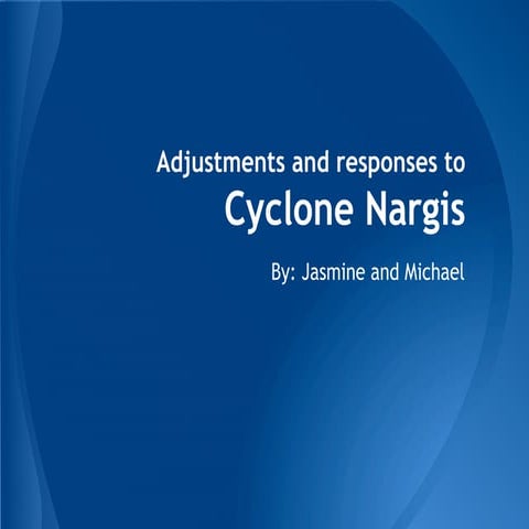Cyclone nargis
