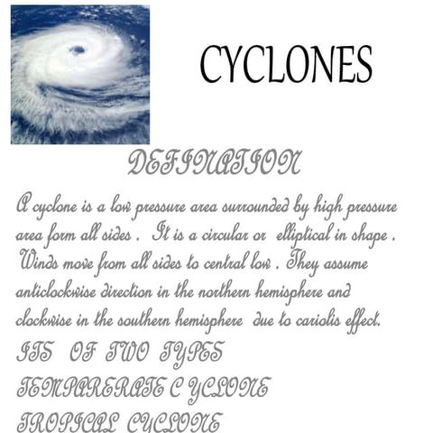 Cyclones