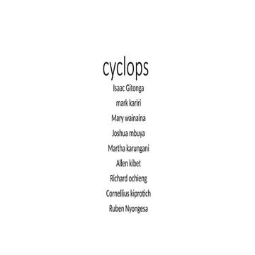 Cyclops as disease vectos and medinensis.pptx
