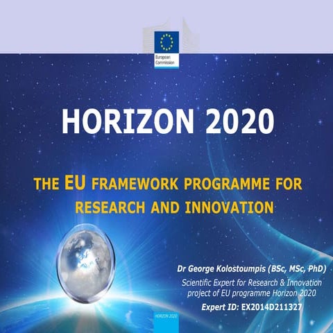 the EU framework programme for research and innovation | PPTX