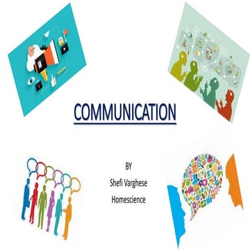 COMMUNICATION
