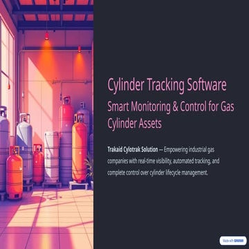 High-Performance Cylinder Tracking System for Gas Companies | PPTX