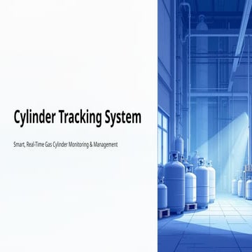 Cylinder Management System | Real-Time Gas Tracking