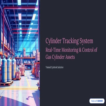 Reliable Cylinder Tracking System for LPG Cylinder Management | PDF