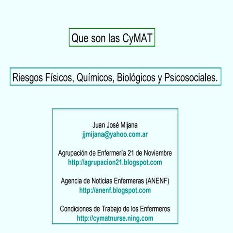 CyMAT Enfermeria