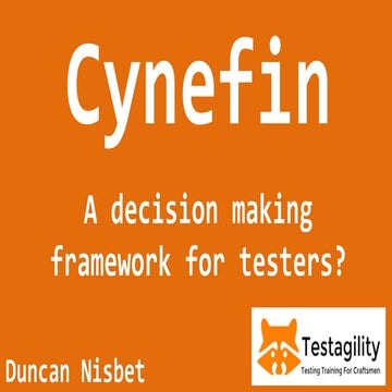 Cynefin & Software Testing