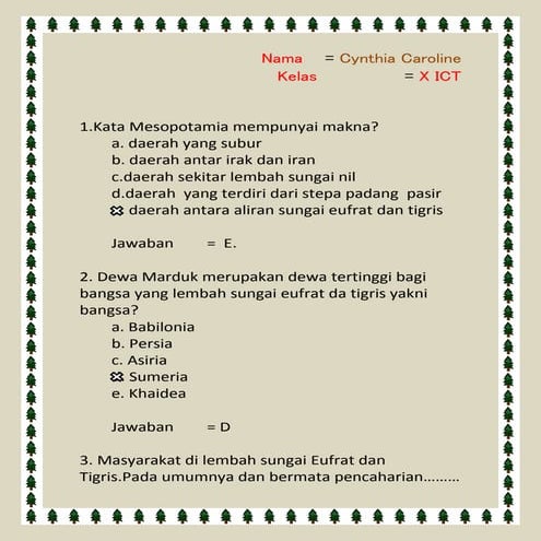 Sejarah Kelas X Semester 1